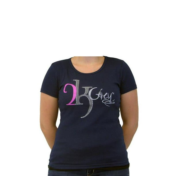 2kGrey 2K905XL T-shirt Logo pour Femmes & 44; Marine - Extra Large
