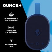 Skullcandy Ounce+ Bluetooth Speaker, IPX7 Waterproof Portable Speaker, 16 Hour Battery, True Wireless Stereo, Nylon Carry Strap