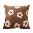 thumbnail image 3 of Home Decor Pillow Covers 22x22 Plushs Pillow Cover 17.71x17.71 Inches Everyday Decoration Holiday Decoration Home Sofa Pillow Cover Coffee, 3 of 7