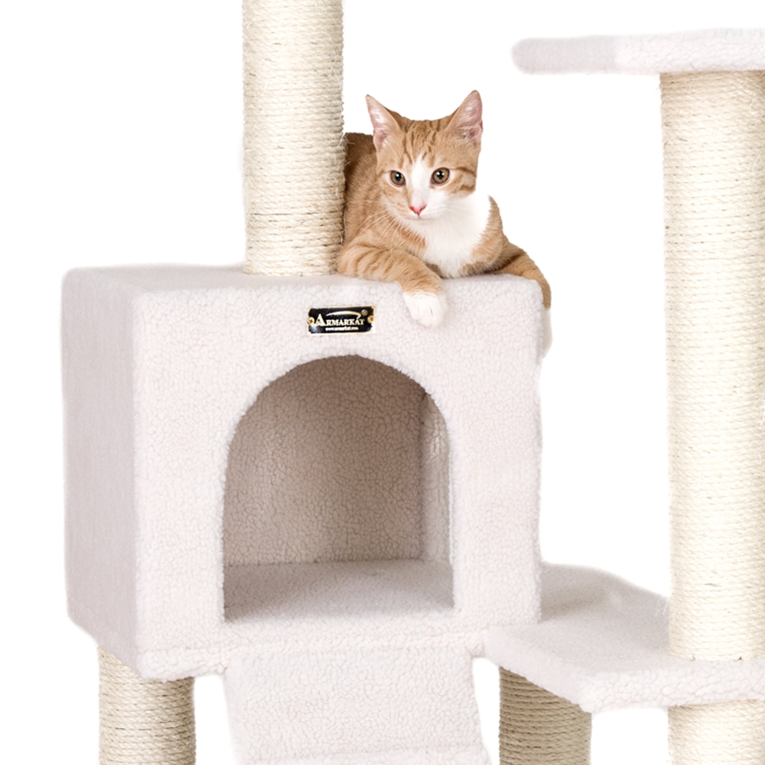 Armarkat Classic Cat tree B5301 53 Inch, Ivory