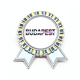 thumbnail image 1 of Budapest City Radio Building Insignia broche Medalla ganadora, 1 of 3