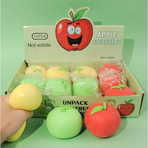 Exotic Fruit Pinch Toy Powder Filling Fruit Shape Vent Decompression Toy