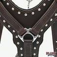 thumbnail image 3 of HILASON Heavy Duty Genuine Leather Dog Harness Padded Dark Brown Medium, 3 of 5