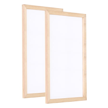 Uxcell 2Pcs B4 Sizes 14.2 x 10.2 Inch Single Wooden Paper Making Screen