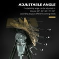 thumbnail image 2 of Adjustable Height Workbench with 4 Clamps, 220Lb Capacity Carpenter Saw Table, Multi-Angle MDF Top & Steel Frame for Woodworking, 2 of 10