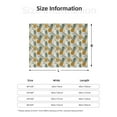 thumbnail image 5 of Naloa Fruit Pineapples Flannel Fleece Throw Blanket for Bed Couch, Thick Blanket - All Seasons Suitable for Women, Men and Kids-60"x50", 5 of 6