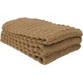 thumbnail image 2 of Royale Collection 100% Combed Terry Cotton, Highly Absorbent, Kitchen Dish Cloth Set, 13-3/4" x 12", 3-Pack, Solid Mocha Brown, 2 of 8