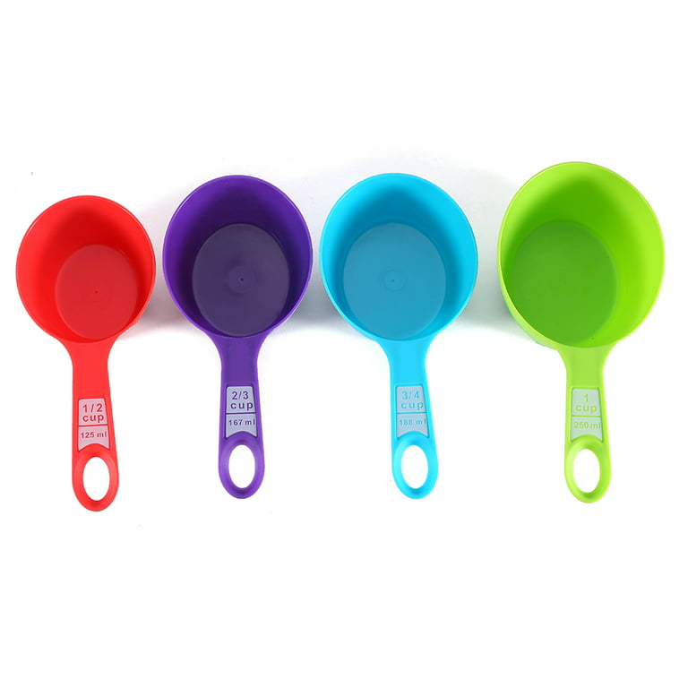 Measuring Cups And Spoons Set, Stackable Plastic Measuring Spoons Cups, For  Dry And Liquid Ingredient, Kitchen Supplies - Temu