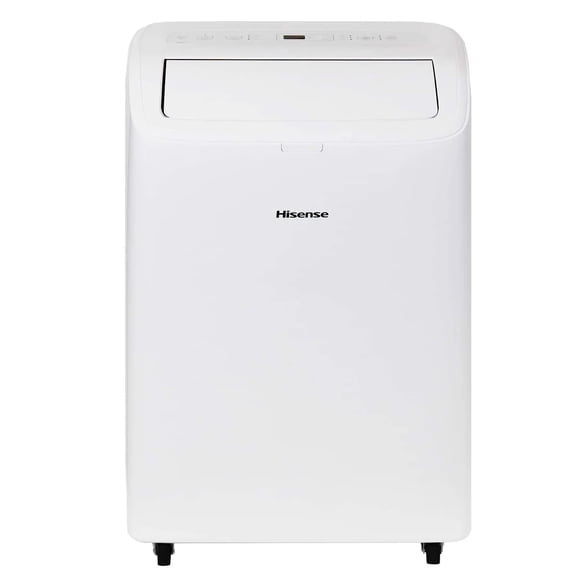 Restored Hisense Portable Air Conditioner Dual Hose Inverter, 8000 BTU, White