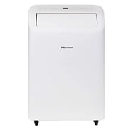 Restored Hisense Portable Air Conditioner Dual Hose Inverter, 8000 BTU, White