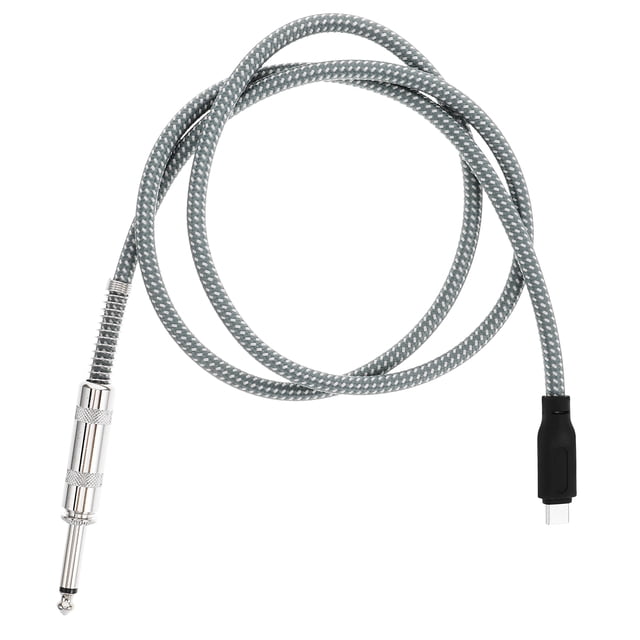 Cable USB-C a XLR para grabación de música, interfaz de audio USB-C, conexión de guitarra USB-C para presentaciones en estudio.