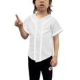 thumbnail image 1 of Lappel Kids Baseball & Softball Button Down Jersey for Children Sports & League Team Uniforms Hipster Shirts Made in USA, 1 of 4