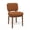 Brown, variant on Hawsaiy Wooden Dining Chairs Set of 6, Boucle Upholstered Dining Room Chairs with Solid Wood Legs, Mid Century Modern Kitchen Chairs, Farmhouse Side Chairs with Back for Dining Room, White