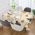 thumbnail image 2 of Yayeee Tablecloths for Rectangular Tables 60 x 90 inch Party Table Cover, Halloween Cute Ghosts, 2 of 6