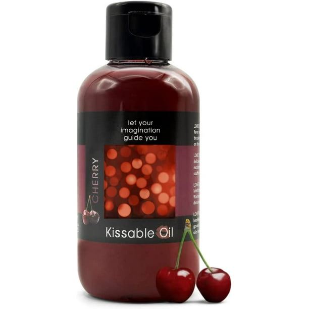 LOVE PLAY Cherry flavor Edible Body Oil for Couples