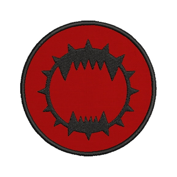 Traitor Legion World Eaters Embroidered Warhammer 40k Iron-On/Sew-On/Hook Patch Bikers Cosplay Applique Badge Emblem Logo 3.5"