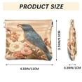 thumbnail image 3 of PU Leather Coin Purse Wallet Compact Water-Resistant Card Cases Money Organizers Bluebird on Elegant Branch, 3 of 7