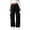 A1 Black, variant on BODOAO Women's High Waist Cargo Pants, Casual Y2K Baggy Parachute Trousers with Pockets, Loose Straight Leg, Lightweight Fabric and Adjustable Utility Fit Design Black L