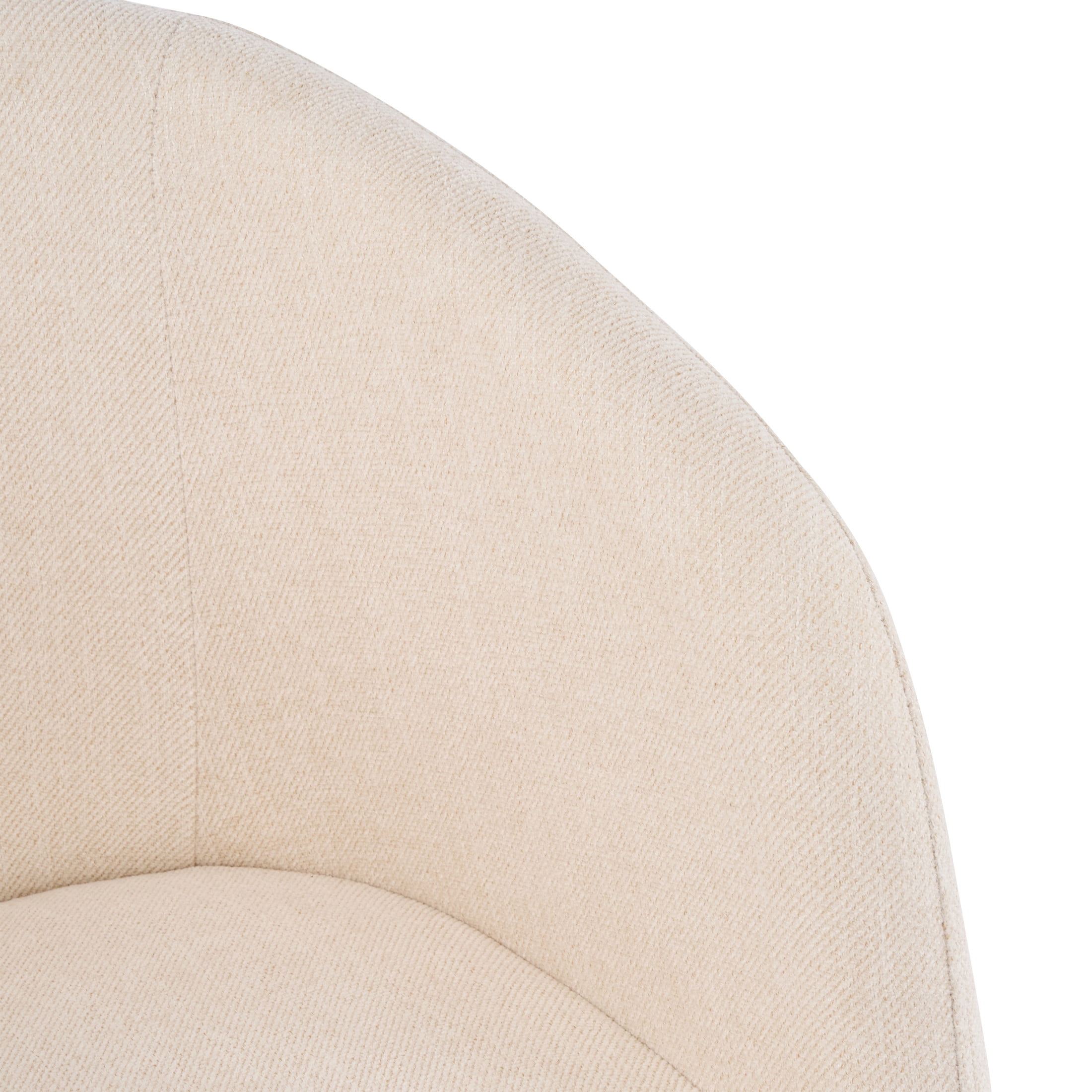 Christopher Knight Home Modern 180° Swivel Upholstered Dining Armchairs, Beige, Set of 2