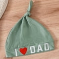 thumbnail image 6 of Kaprioy Baby Boy Outfit My First Fathers Day Baby Boy Outfit Short Sleeve Bowtie Romper I Love Dad Mom Suspender Pants Hat 3PCS Clothes Set, 6 of 6