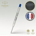 thumbnail image 3 of Parker Quink Flow Ball Pen Medium Point Blue Ink Refill (Pack of 6), 3 of 6