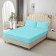 thumbnail image 4 of Xihbxyly Juego de Cama Doble, Sábana Bajera Ajustable de Fibra Suave, Fundas de Almohada Elásticas Antideslizantes, Sueño Confortable, Fácil Cuidado, Juego de Textiles para El Hogar, Sábana Bajera Aj, 4 of 7
