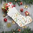 thumbnail image 6 of Coolnut Mushroom Christmas Stocking Personalized Large Candy Stocking, Xmas Stockings Decoration Hanging Gift for Family Holiday Party Ornaments Decor Fireplace, 6 of 7
