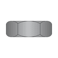 thumbnail image 1 of 1/4-28 Hex Jam Nuts / Steel / Black Oxide / Width Across Flats: 7/16" / Thickness: 5/32' (Quantity: 4000 pcs), 1 of 1
