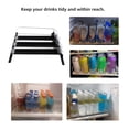 thumbnail image 3 of 3/5/6 Rows Drink Organizer For Fridge - Width-adjustable Push Rod Slide Rail Soda Can Organizer, Self-Pushing Soda Can Dispenser, 3 of 6