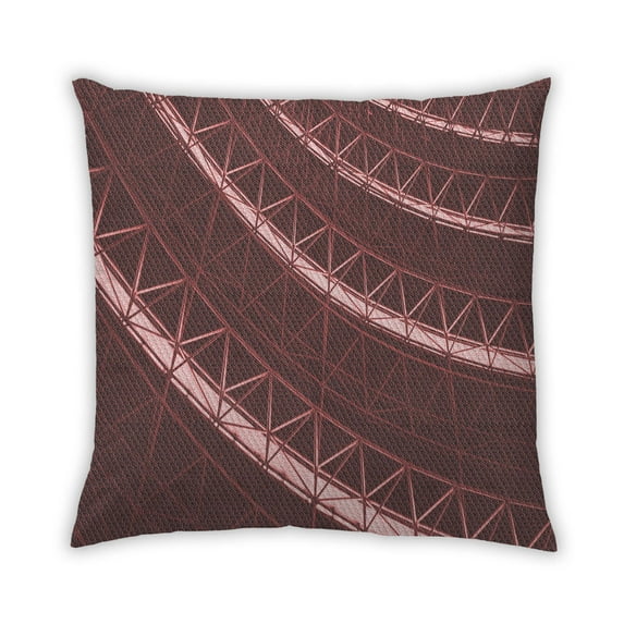 Ahgly Company Indoor Square Contemporary Throw Pillow, 18 inch by 18 inch