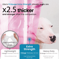 thumbnail image 4 of Forro para Cortina de Ducha Liba PEVA Calibre 8 Rosa 72' x 72', 4 of 7