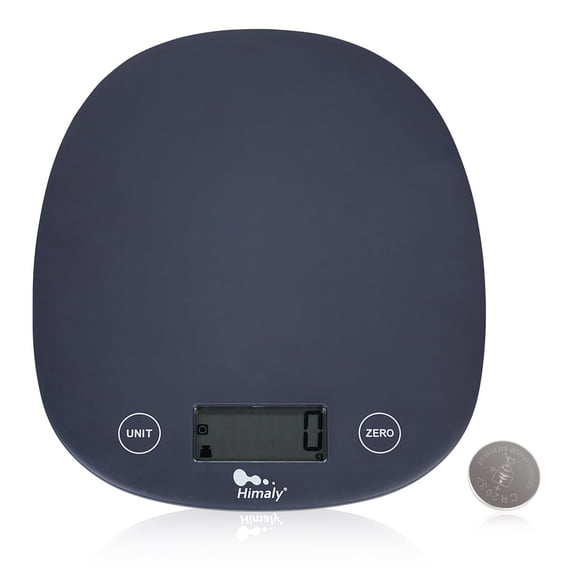 Himaly Digital Food Scale, 11lb Kitchen Scale with LCD Display, Tare Function & Unit Switch (g/oz/lb) for Baking & Cooking, Black