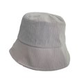 thumbnail image 2 of Travelwant Corduroy Reversible Bucket Hat Unisex Cotton Twill Canvas Sun Fishing Hat, 2 of 7