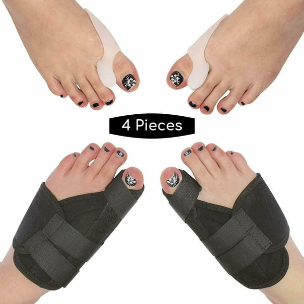 2 Types Big Toe Bunion Splint Straightener Corrector Hallux Valgu Pain