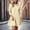 Khaki, variant on QSAWXQZ Women's Hoodie Dress Long Sleeve Drawstring Lightweight Fleece Lined Ruffle Hem Mini Dress for Casual Fall Winter Wear 2XL