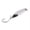 F M, variant on Micro Metal Spoon Fishing Lure, Sinking Single Hook Bait for Trout Bass and Perch Freshwater Casting, Pattern A Size M, 1.34 Inch