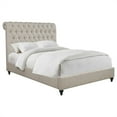 thumbnail image 3 of Coaster Devon 4-piece Wood California King Bedroom Set Beige and Burnished Oak, 3 of 14