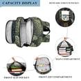 thumbnail image 3 of FORMRS School Backpack 17" Student Travel Bag with Laptop Compartment, Green Forest Scene, 3 of 7
