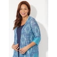 thumbnail image 3 of Catherines Women's Plus Size Harmony Knit Herringbone Cardigan, 3 of 3