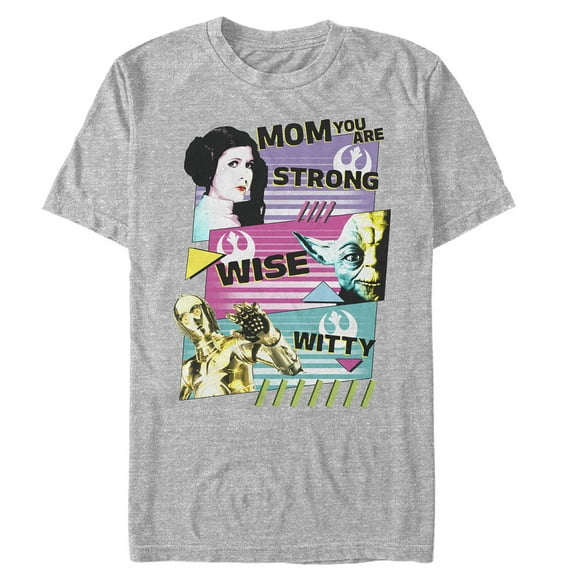 Men's Star Wars Mother's Day Mom Galactic Traits  Graphic Tee Athletic Heather Medium