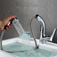 thumbnail image 3 of G1/2" Brass Pull Out Kitchen Faucet Tap Cold Water Kitchen Bathroom Faucet (Silver), 3 of 8