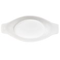 thumbnail image 2 of Browne Foodservice 8-Ounce White Ribbed Stoneware Oval Lasagna Baker, 2 of 6