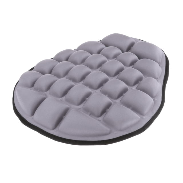 Sonducket Cojín de asiento 3D para bicicletas de motocicleta, alivio de presión universal para Cruiser Grey Ropa interior