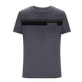thumbnail image 3 of Leesechin Mens T Shirt Basic Classic Everyday Shirt Comfortable Tee Crew Neck Short Sleeve Cotton Blended, 3 of 4
