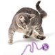 thumbnail image 4 of Juguete interactivo para gatos con cuerdas y hilo para jugar y hacer ejercicio en interiores, 4 of 5
