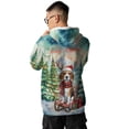 thumbnail image 5 of Merry Christmas Santa Reindeer Antlers Beagle Sleigh Xmas Winter Holiday All Over Print 3D Hoodie Unisex Merch Hoodies Beagles Dog Lover Gifts Idea - 00023, 5 of 6