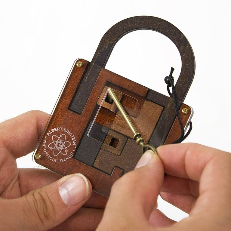 Einsteins Lock 3D Brain Teaser Puzzle 