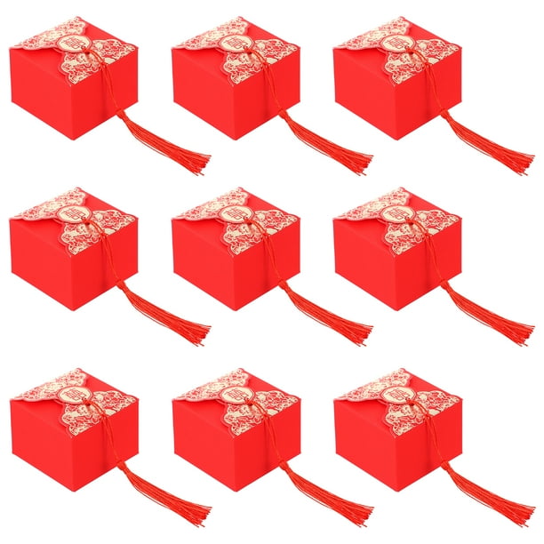 Cajas de dulces de regalos de boda de 15 piezas cajas de caramelo de caramelo contenedores de dulces de chocolate