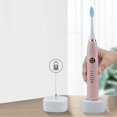 thumbnail image 3 of brosse Dents Lectrique Recargable Paire De Deux Rose Blanc Brosse Dents Lectrique Entirement Charge, 3 of 4