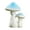Blue, variant on witspace Mushroom Decor Fairy Garden Accessories - Outdoor Garden Decor Mushrooms Ornament for Garden Decoration Garden Gnome's Favorite Mushroom Statues